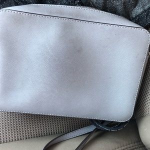 Michael Kira gray crossbody! Amazing condition!